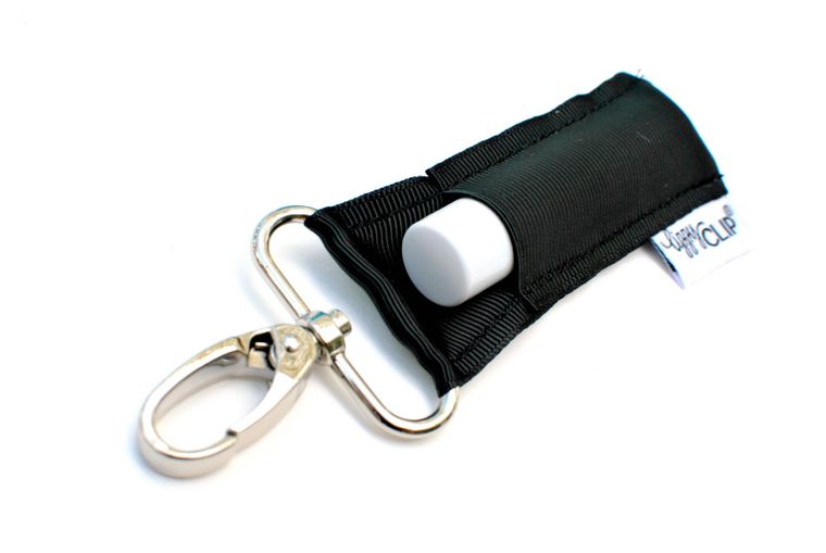 Black LippyClip Lip Balm Holder